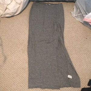 Women’s side slit maxi skirt